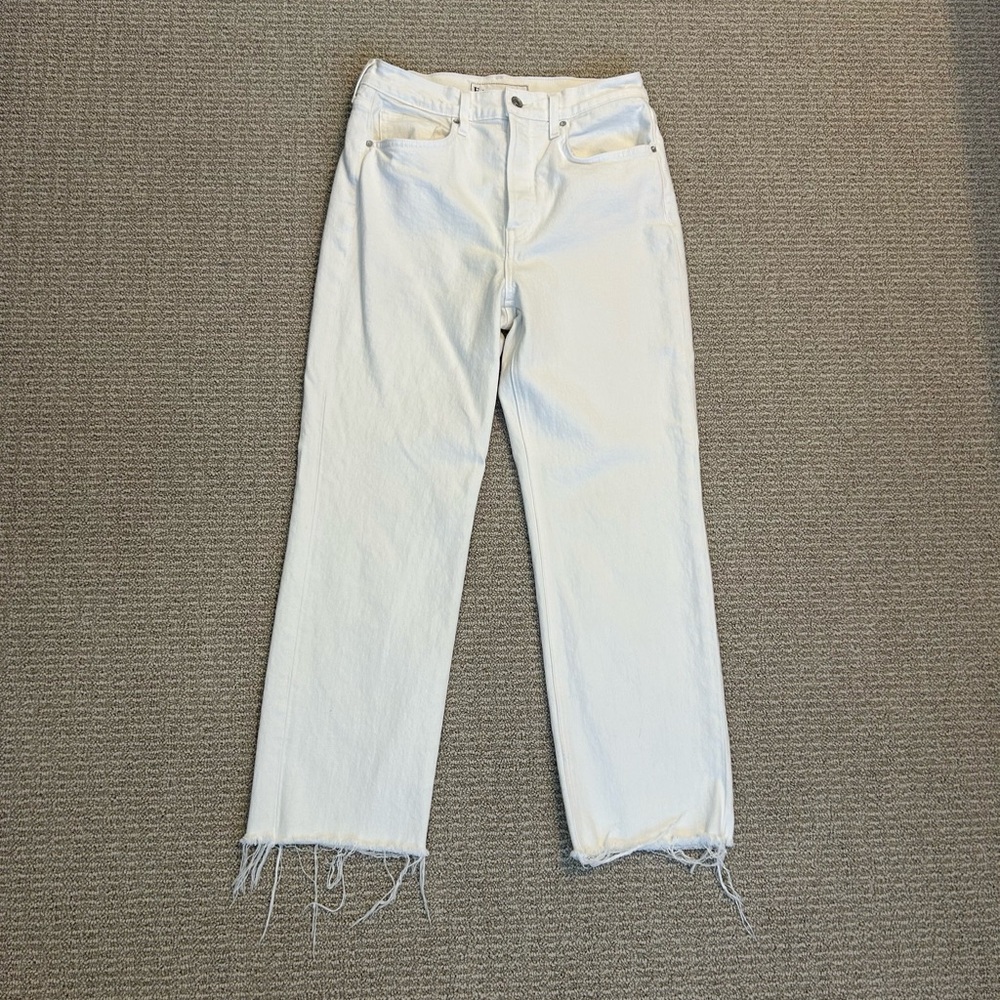 Frank & Eileen Monaghan Jeans in White - Picture 3 of 12